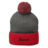 Pom-Pom Beanie - Bwavii 