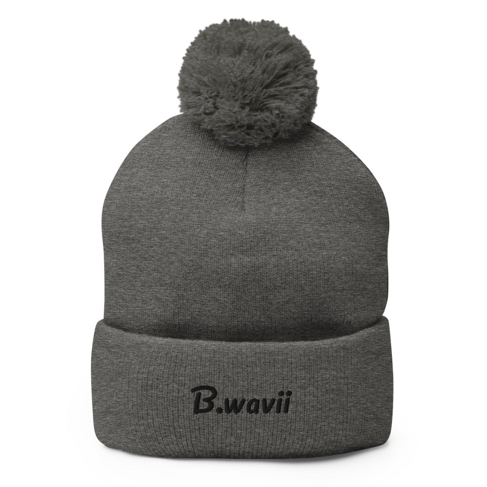 Pom-Pom Beanie - Bwavii 