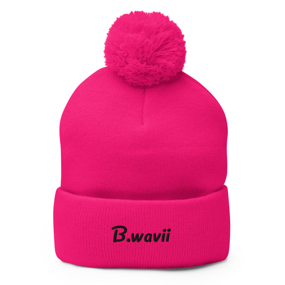 Pom-Pom Beanie - Bwavii 