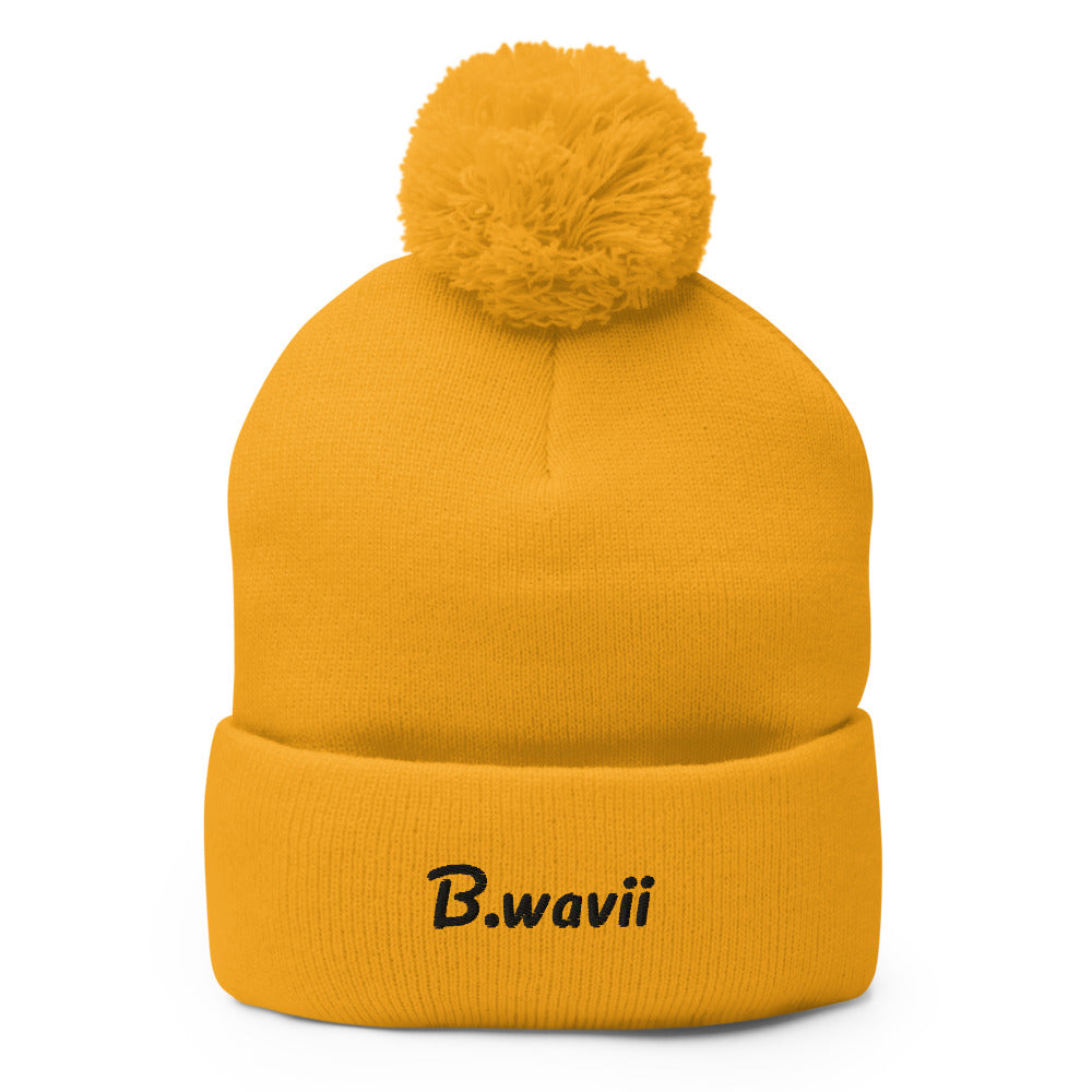 Pom-Pom Beanie - Bwavii 