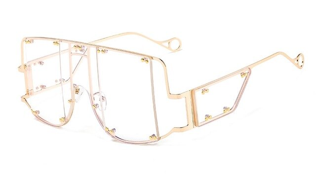 Square Over-sized Mirror Sunglasses - Biwav