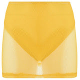 Neon Transparent Mesh 2 Piece Skirt Set Fluorescents - Biwav