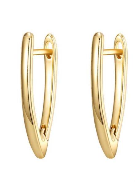 Stud Earrings Hot Luxury V Shape Earrings 5A Cubic Zirconia Stud Earring - Biwav