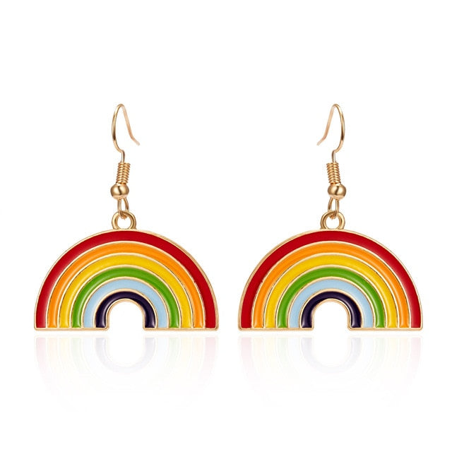 Rainbow Flag Earring