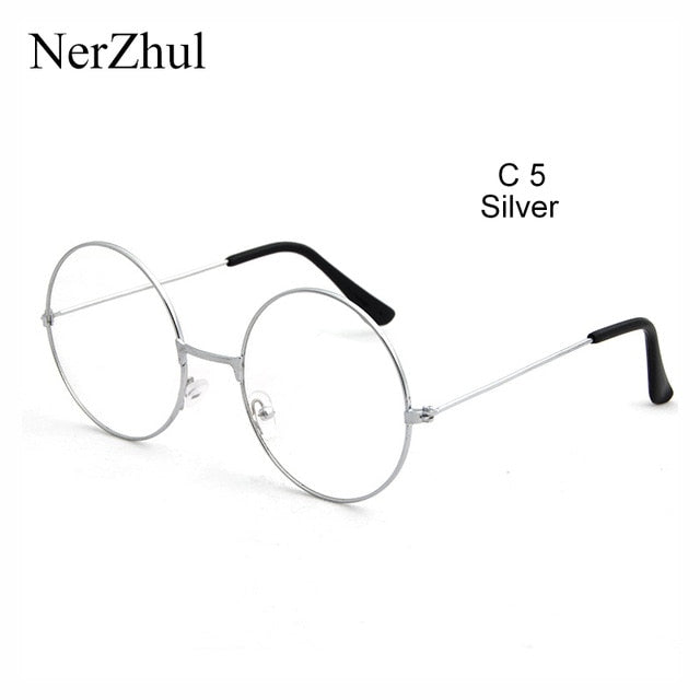 Round eyeglasses glasses frame men/women clear glasses - Biwav