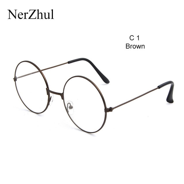 Round eyeglasses glasses frame men/women clear glasses - Biwav