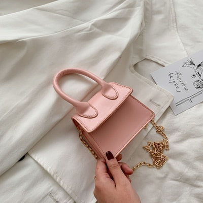 Mini Small Square bag 2020 Fashion New PU Leather - Biwav