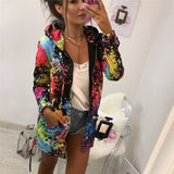Women Tie Dye Hoodie Sweatshirt - Bwavii 
